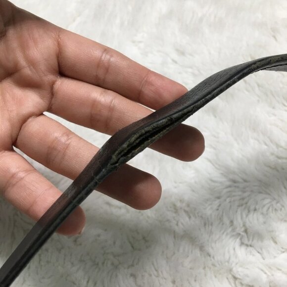 Dior Vintage Women’s Black Leather Belt Size 38 main image 11